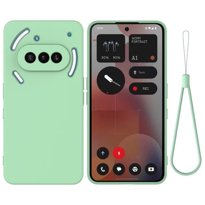 Solid Colour Liquid Silicone Phone Case - For Nothing Phone (2) / (2a)