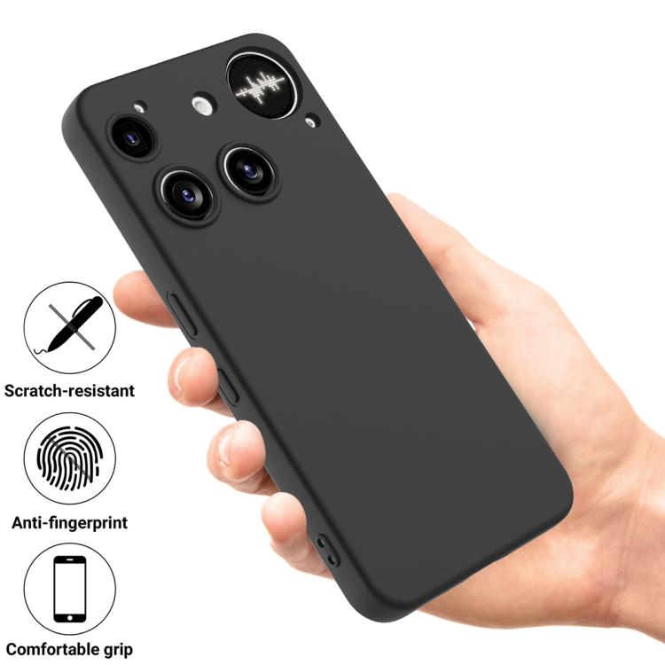 Pure Colour Liquid Silicone Shockproof Phone Case - For Nothing Phones