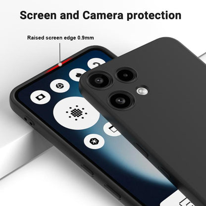 Pure Colour Liquid Silicone Shockproof Phone Case - For Nothing Phones