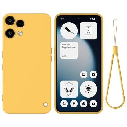 Pure Colour Liquid Silicone Shockproof Phone Case - For Nothing Phones