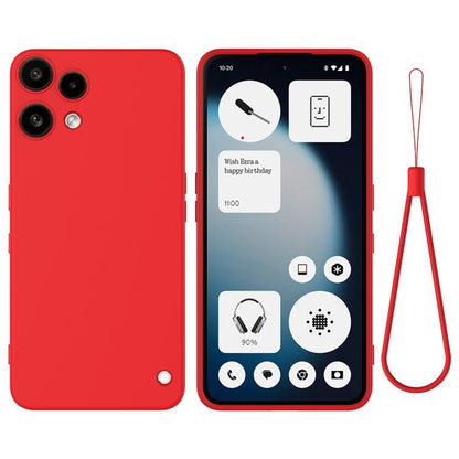 Pure Colour Liquid Silicone Shockproof Phone Case - For Nothing Phones