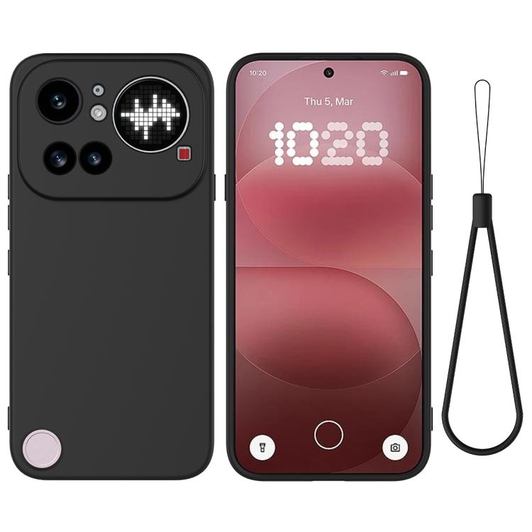Pure Colour Liquid Silicone Shockproof Phone Case - For Nothing Phones