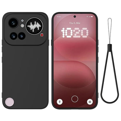 Pure Colour Liquid Silicone Shockproof Phone Case - For Nothing Phones
