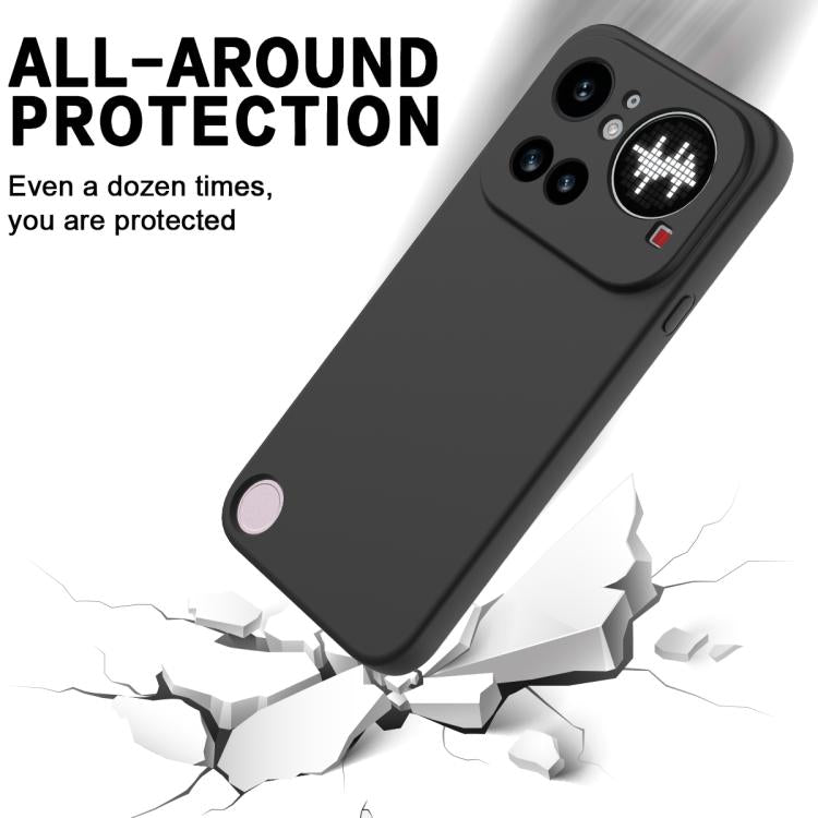 Pure Colour Liquid Silicone Shockproof Phone Case - For Nothing Phones