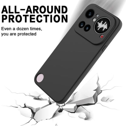 Pure Colour Liquid Silicone Shockproof Phone Case - For Nothing Phones