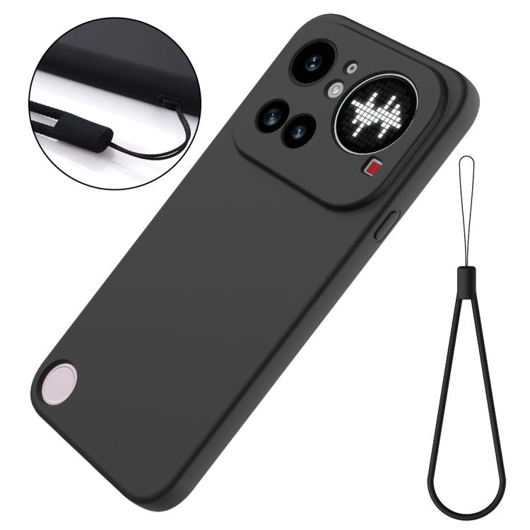Pure Colour Liquid Silicone Shockproof Phone Case - For Nothing Phones