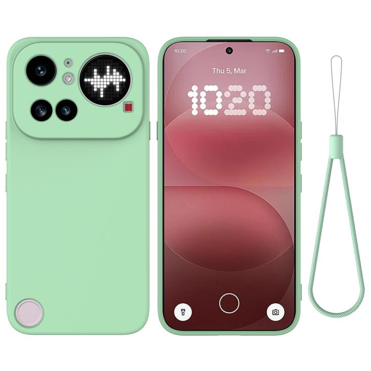 Pure Colour Liquid Silicone Shockproof Phone Case - For Nothing Phones