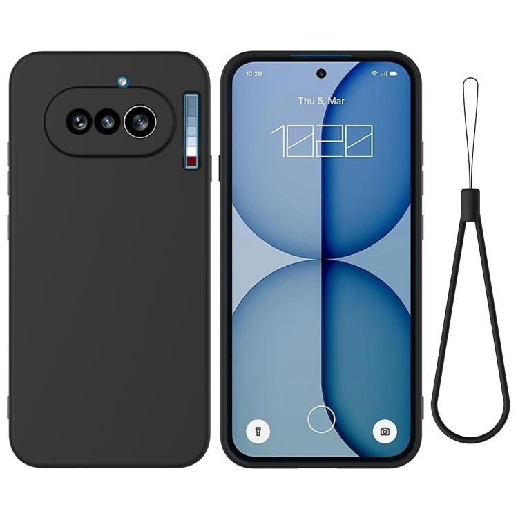 Pure Colour Liquid Silicone Shockproof Phone Case - For Nothing Phones