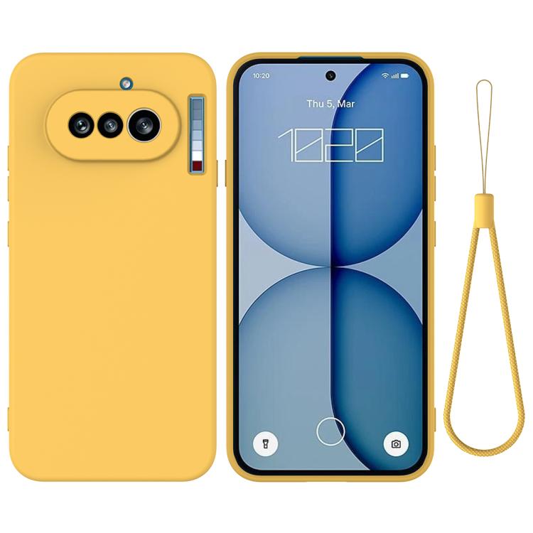 Pure Colour Liquid Silicone Shockproof Phone Case - For Nothing Phones