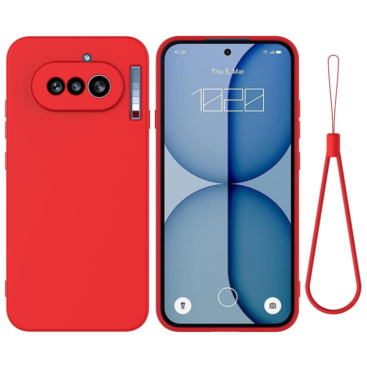 Pure Colour Liquid Silicone Shockproof Phone Case - For Nothing Phones