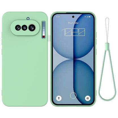 Pure Colour Liquid Silicone Shockproof Phone Case - For Nothing Phones