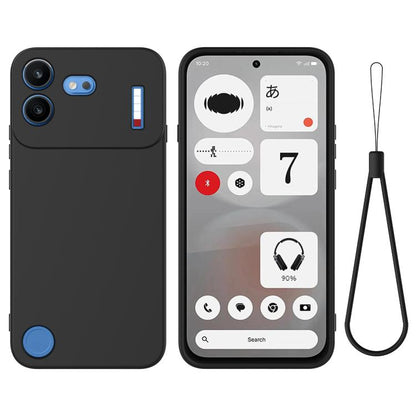 Pure Colour Liquid Silicone Shockproof Phone Case - For Nothing Phones