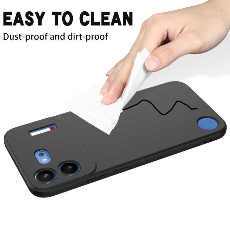 Pure Colour Liquid Silicone Shockproof Phone Case - For Nothing Phones