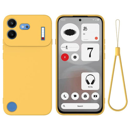 Pure Colour Liquid Silicone Shockproof Phone Case - For Nothing Phones
