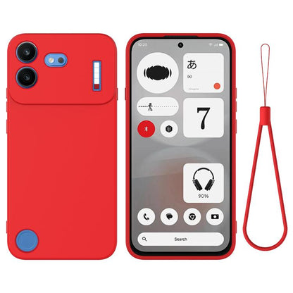 Pure Colour Liquid Silicone Shockproof Phone Case - For Nothing Phones