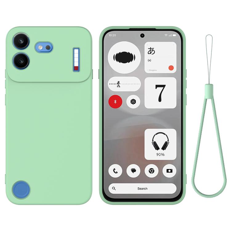 Pure Colour Liquid Silicone Shockproof Phone Case - For Nothing Phones