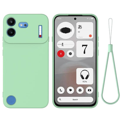 Pure Colour Liquid Silicone Shockproof Phone Case - For Nothing Phones
