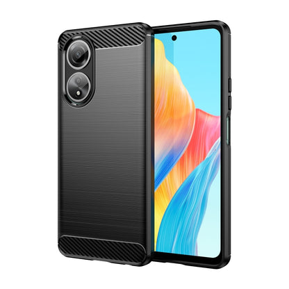 Carbon Fiber Brushed Texture TPU Phone Case - For Oppo Reno11 / A58 4G / A2 Pro / K11 5G / Find X8 Pro