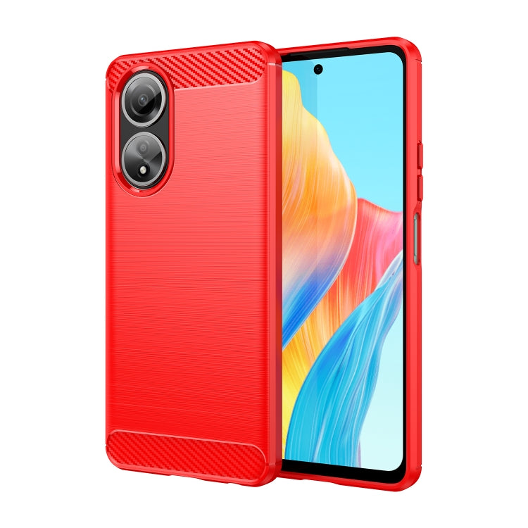 Carbon Fiber Brushed Texture TPU Phone Case - For Oppo Reno11 / A58 4G / A2 Pro / K11 5G / Find X8 Pro