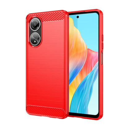 Carbon Fiber Brushed Texture TPU Phone Case - For Oppo Reno11 / A58 4G / A2 Pro / K11 5G / Find X8 Pro