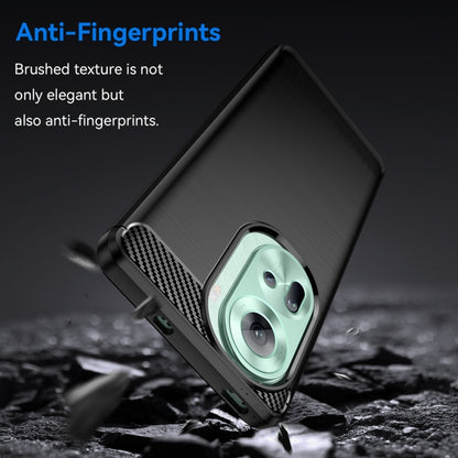 Carbon Fiber Brushed Texture TPU Phone Case - For Oppo Reno11 / A58 4G / A2 Pro / K11 5G / Find X8 Pro