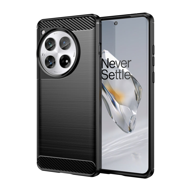 Carbon Fiber Brushed Texture TPU Phone Case - For OnePlus 13R / 13 / 12 / Ace 5 Pro / Ace 5 / Nord 4 / Nord CE3