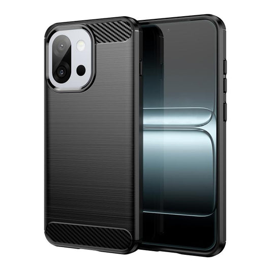 Carbon Fiber Brushed Texture TPU Phone Case - For OnePlus 13T / 13R / 13 / 12 / Ace 5 Pro / Ace 5 / Nord 4 / Nord CE3