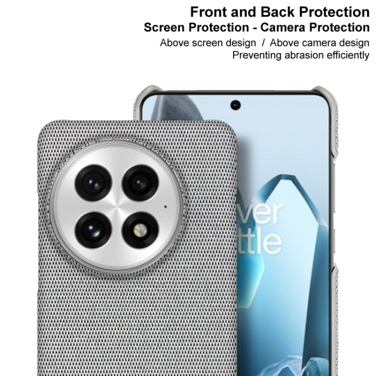 Imak Ruiyi Series Cloth Texture PU + PC Phone Case - For OnePlus 13 / 12R / 12 / 11 / Nord CE4 / Nord 3 / Ace 3 / Ace 2V