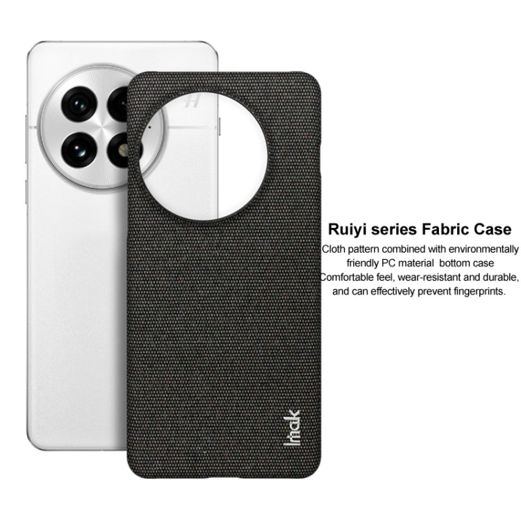 Imak Ruiyi Series Cloth Texture PU + PC Phone Case - For OnePlus 13 / 12R / 12 / 11 / Nord CE4 / Nord 3 / Ace 3 / Ace 2V