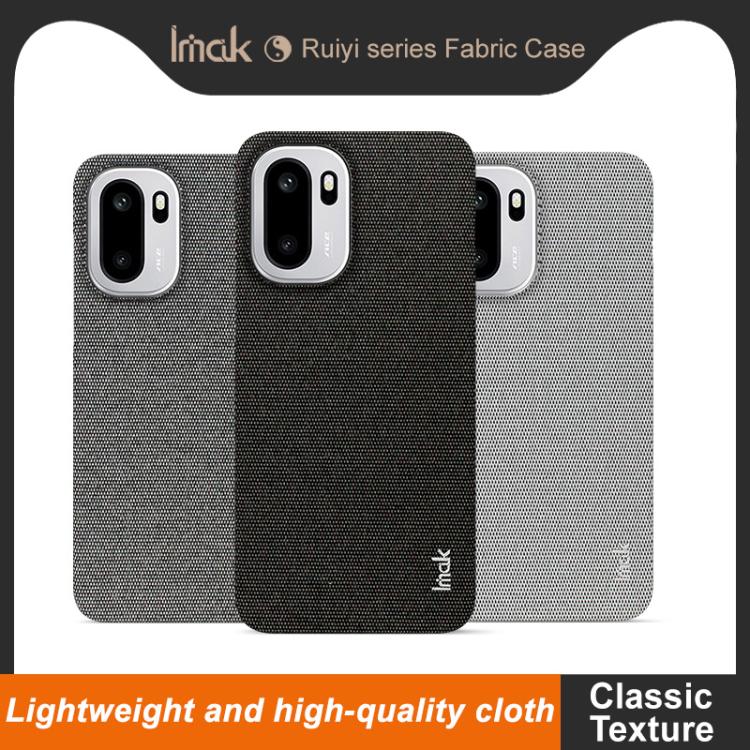 Imak Ruiyi Series Cloth Texture PU + PC Phone Case - For OnePlus 13 / 12R / 12 / 11 / Nord CE4 / Nord 3 / Ace 3 / Ace 2V