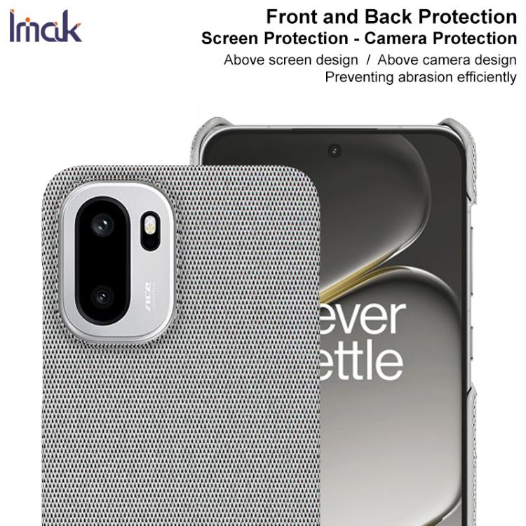 Imak Ruiyi Series Cloth Texture PU + PC Phone Case - For OnePlus 13 / 12R / 12 / 11 / Nord CE4 / Nord 3 / Ace 3 / Ace 2V