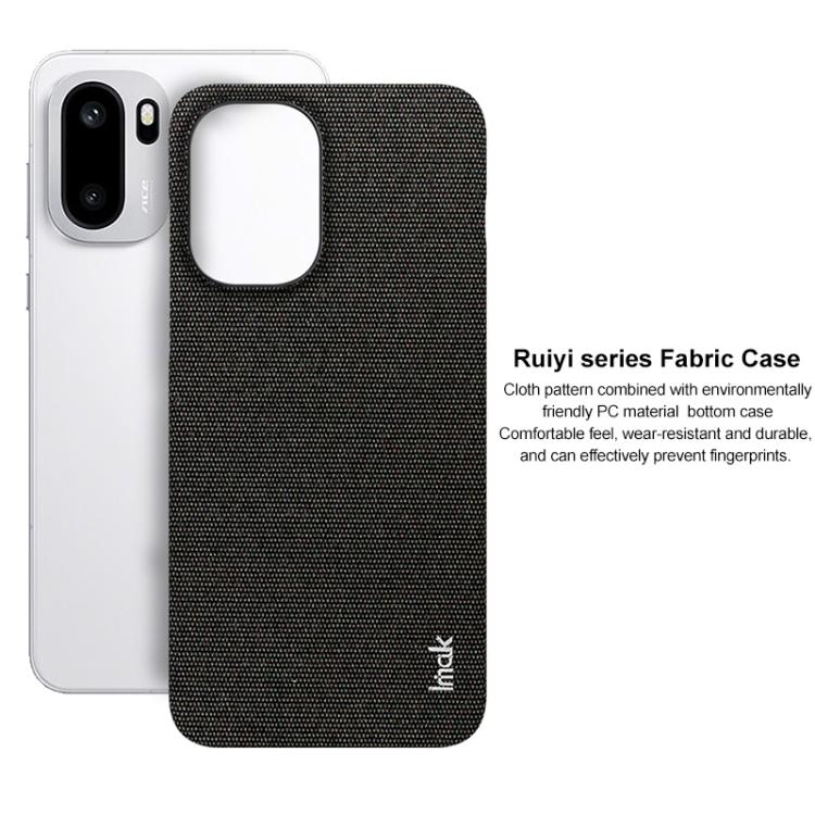 Imak Ruiyi Series Cloth Texture PU + PC Phone Case - For OnePlus 13 / 12R / 12 / 11 / Nord CE4 / Nord 3 / Ace 3 / Ace 2V