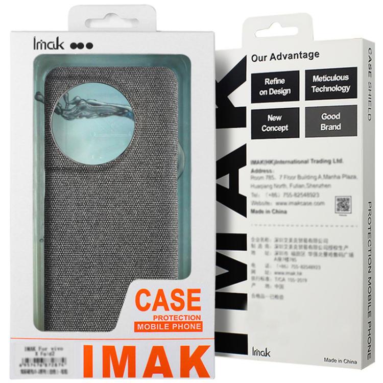 Imak Ruiyi Series Cloth Texture PU + PC Phone Case - For OnePlus 13 / 12R / 12 / 11 / Nord CE4 / Nord 3 / Ace 3 / Ace 2V