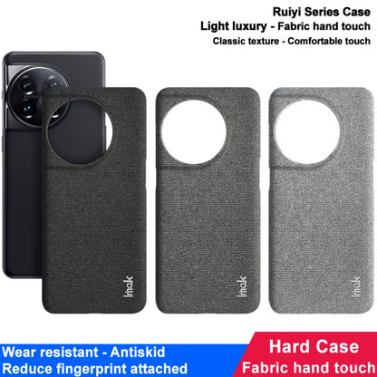 Imak Ruiyi Series Cloth Texture PU + PC Phone Case - For OnePlus 13 / 12R / 12 / 11 / Nord CE4 / Nord 3 / Ace 3 / Ace 2V