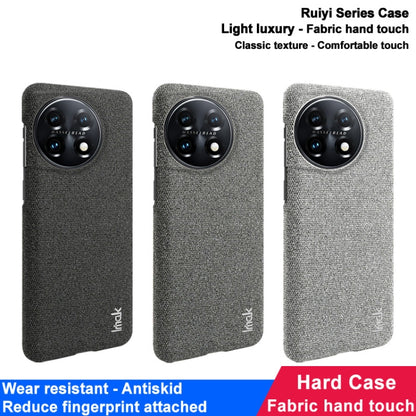 Imak Ruiyi Series Cloth Texture PU + PC Phone Case - For OnePlus 13 / 12R / 12 / 11 / Nord CE4 / Nord 3 / Ace 3 / Ace 2V