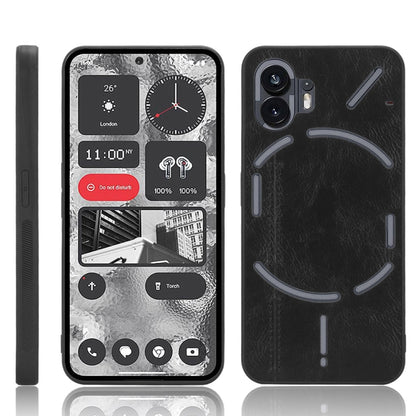 PU Leather Sewing Back Cover Phone Case - For Nothing Phone 2 / 2a / 3a / 3a Pro / CMF Phone 1