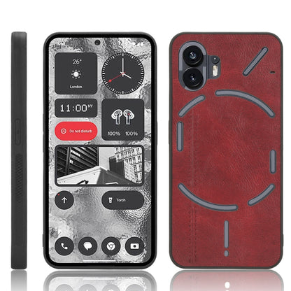 PU Leather Sewing Back Cover Phone Case - For Nothing Phone 2 / 2a / 3a / 3a Pro / CMF Phone 1