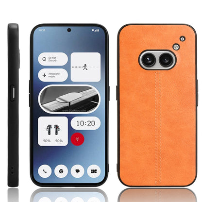 PU Leather Sewing Back Cover Phone Case - For Nothing Phone 2 / 2a / 3a / 3a Pro / CMF Phone 1