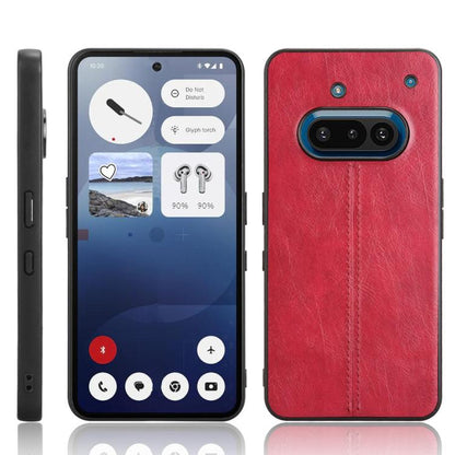 PU Leather Sewing Back Cover Phone Case - For Nothing Phone 2 / 2a / 3a / 3a Pro / CMF Phone 1