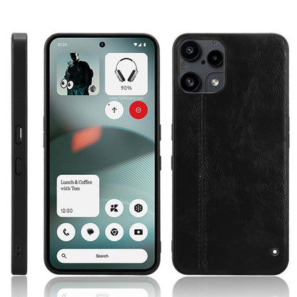 PU Leather Sewing Back Cover Phone Case - For Nothing Phone 2 / 2a / 3a / 3a Pro / CMF Phone 1