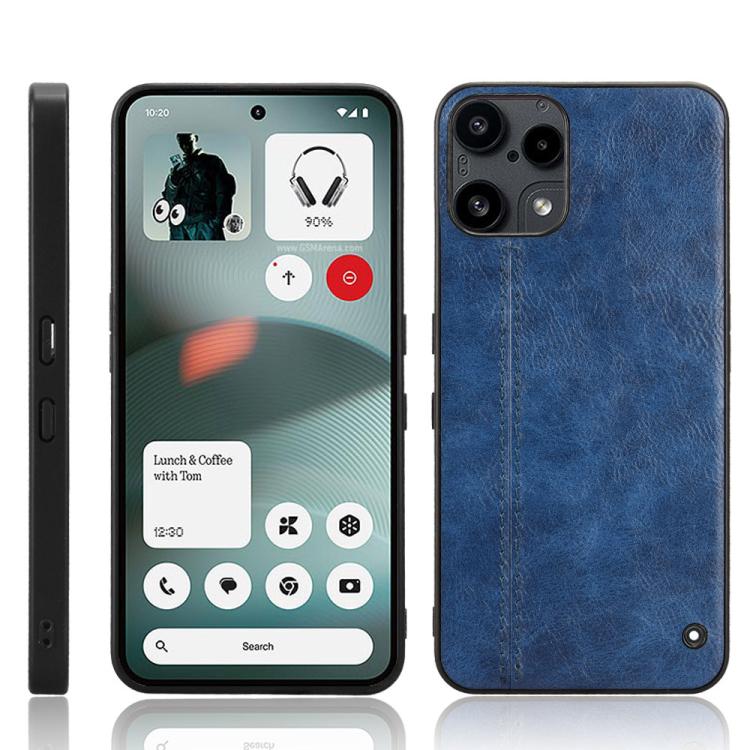 PU Leather Sewing Back Cover Phone Case - For Nothing Phone 2 / 2a / 3a / 3a Pro / CMF Phone 1