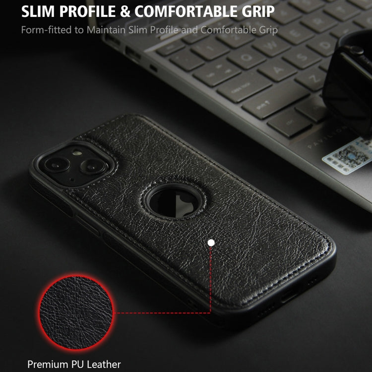 PU Leather Texture Stitching Phone Case - For iPhone 15 Pro - MosAccessories