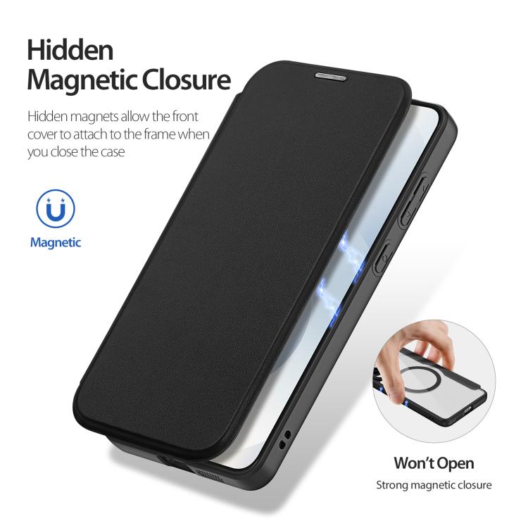 Dux Ducis Skin X Pro Series MagSafe PC + TPU Phone PU Leather Case - For Samsung Galaxy S25 Series / S24 Series / S23 Ultra