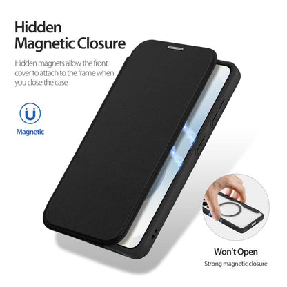 Dux Ducis Skin X Pro Series MagSafe PC + TPU Phone PU Leather Case - For Samsung Galaxy S25 Series / S24 Series / S23 Ultra