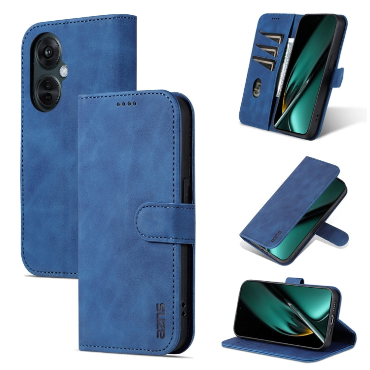 AZNS Skin Feel Calf Texture Flip PU Leather Phone Case - For Oppo Reno10 / 10 Pro / A78 4G / K11x / Find X8 Pro