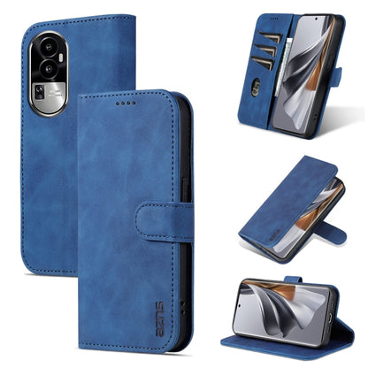 AZNS Skin Feel Calf Texture Flip PU Leather Phone Case - For Oppo Reno10 / 10 Pro / A78 4G / K11x / Find X8 Pro