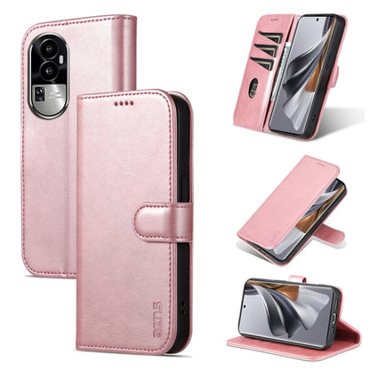 AZNS Skin Feel Calf Texture Flip PU Leather Phone Case - For Oppo Reno10 / 10 Pro / A78 4G / K11x / Find X8 Pro