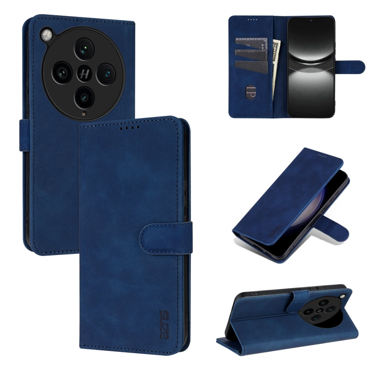 AZNS Skin Feel Calf Texture Flip PU Leather Phone Case - For Oppo Reno10 / 10 Pro / A78 4G / K11x / Find X8 Pro