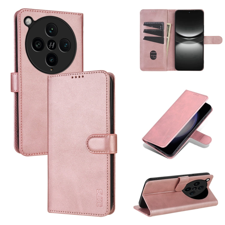 AZNS Skin Feel Calf Texture Flip PU Leather Phone Case - For Oppo Reno10 / 10 Pro / A78 4G / K11x / Find X8 Pro