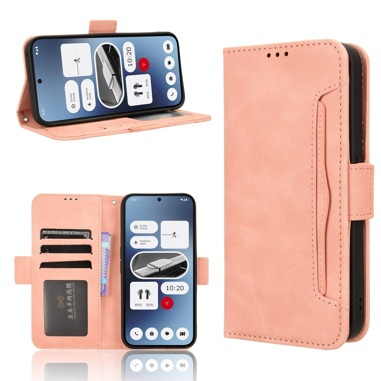 Skin Feel Calf Texture Card Slots PU Leather Phone Case - For Nothing Phone (2) / (2a) / CMF Phone 1